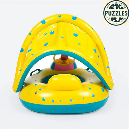 Yellow Sunshade Baby Seat Ring - Puzolife - Puzolife - Puzzles of Life