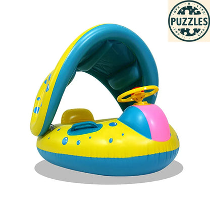 Yellow Sunshade Baby Seat Ring - Puzolife - Puzolife - Puzzles of Life