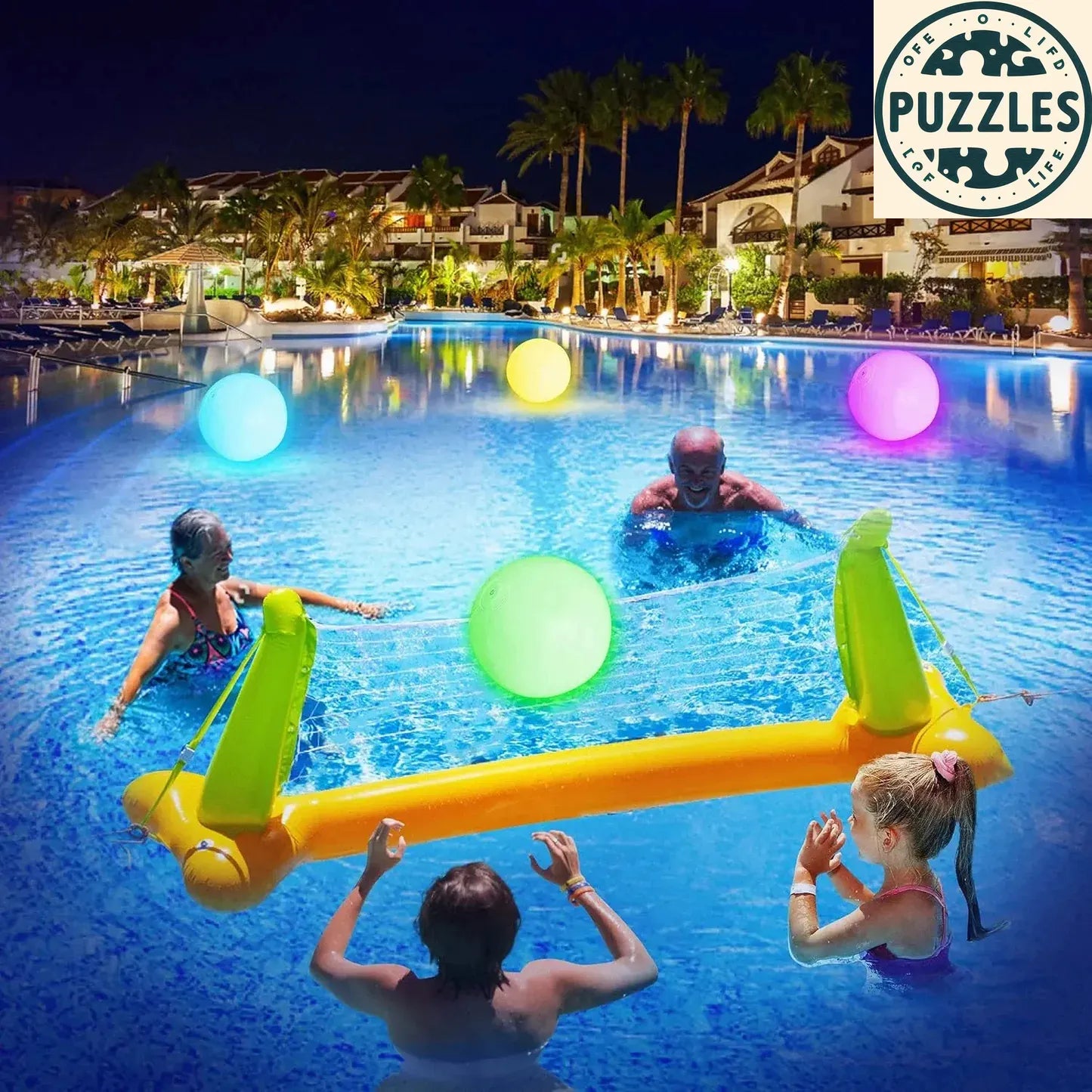 2-8 Pcs Light-Up Beach Balls 40cm – Puzolife - Puzolife - Puzzles of Life