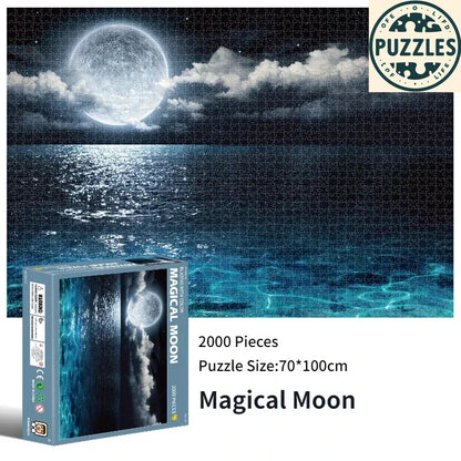 Magical Moon 2000-Piece Puzzle – Puzolife - Puzolife - Puzzles of Life
