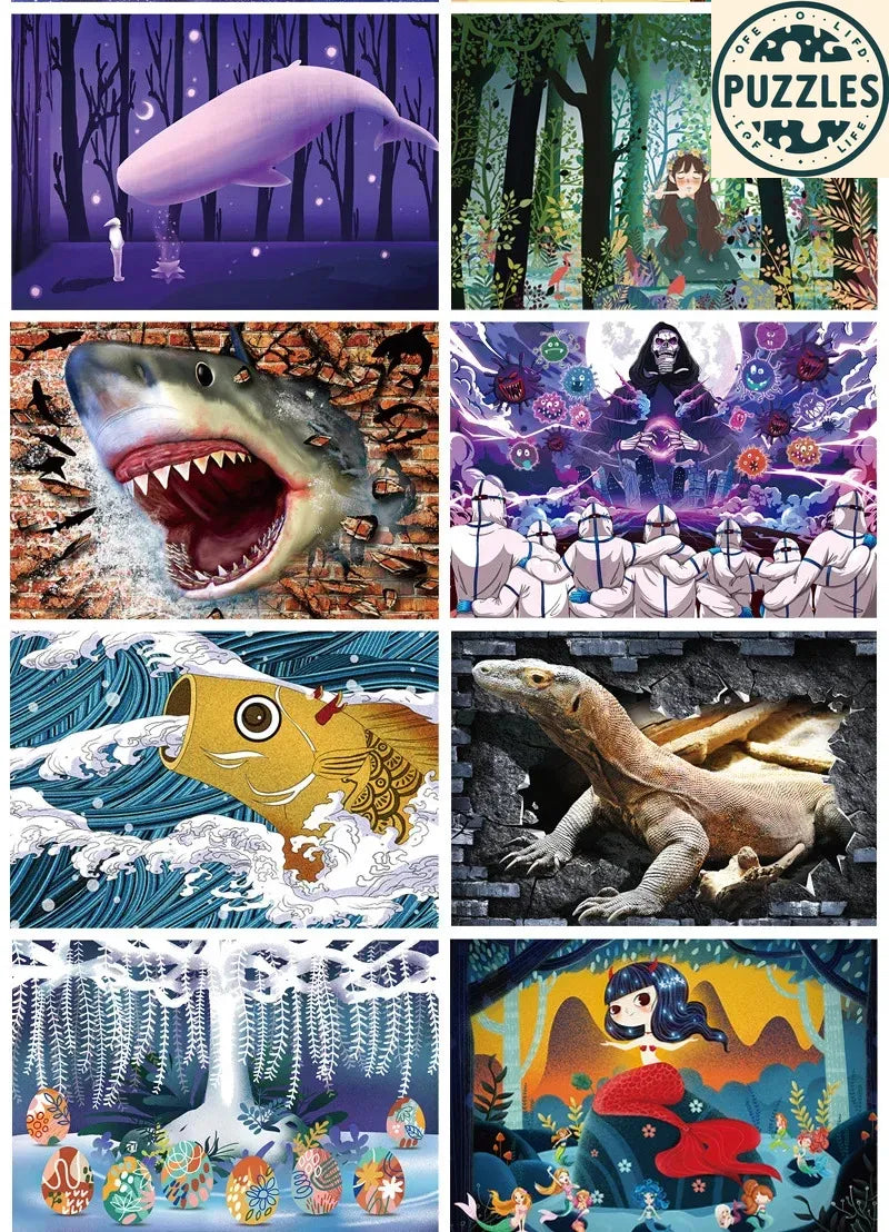 Magical Moon 2000-Piece Puzzle – Puzolife - Puzolife - Puzzles of Life