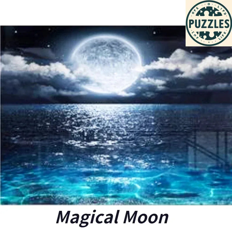 Magical Moon 2000-Piece Puzzle – Puzolife - Puzolife - Puzzles of Life