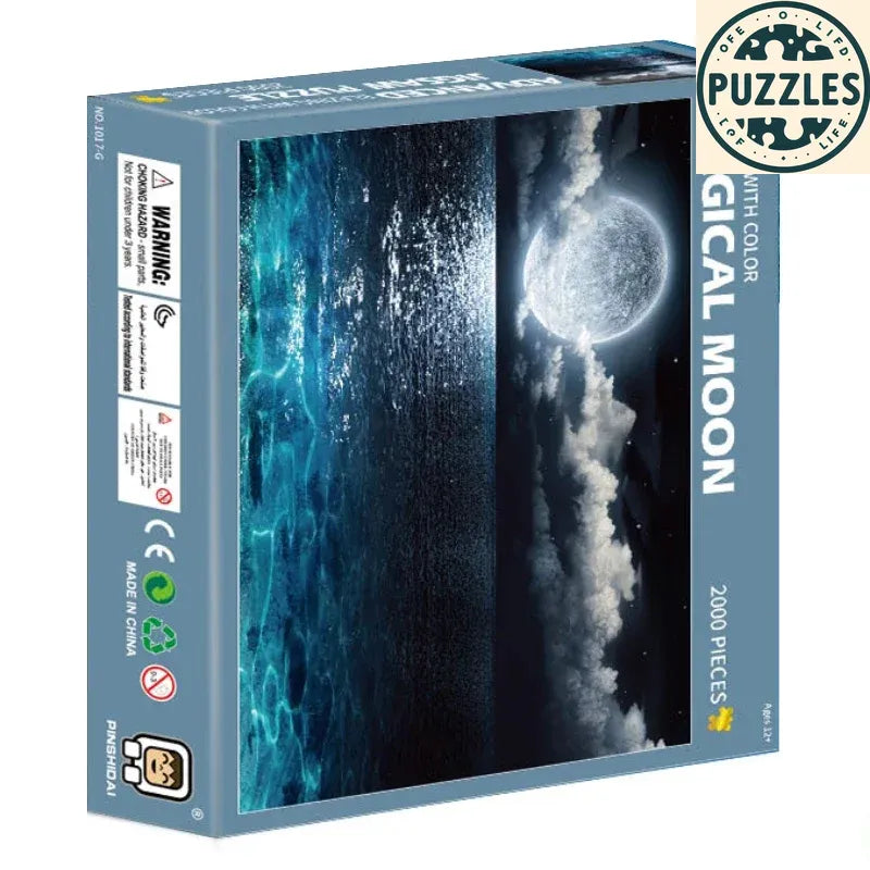 Magical Moon 2000-Piece Puzzle – Puzolife - Puzolife - Puzzles of Life