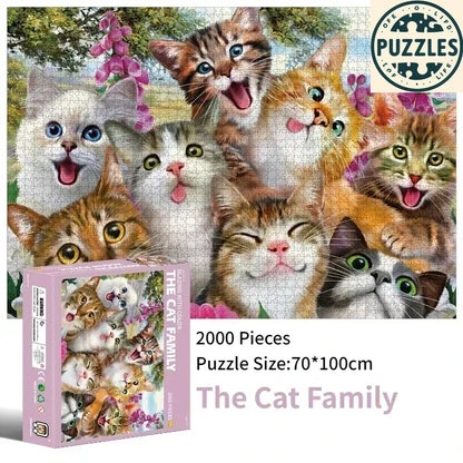 2000-Piece Large Difficult Jigsaw Puzzle (70×100cm) - Puzzles