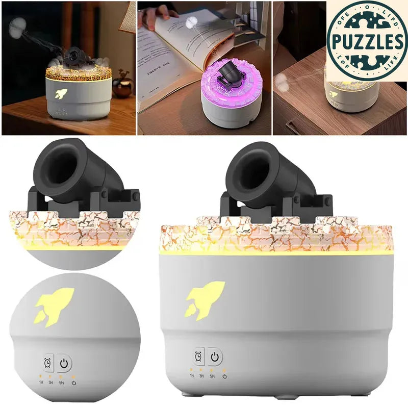 2025 Timed Volcanic Light Humidifier - Puzolife - Puzolife - Puzzles of Life