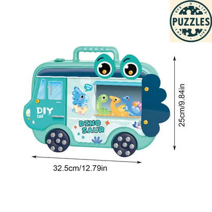 293-Piece Montessori Play Toolbox – 2D/3D Screw Puzzle Set - Puzzles