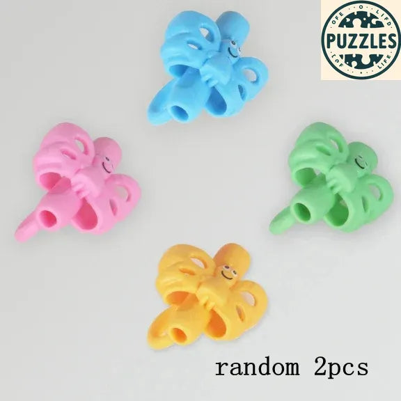 2-Piece Montessori Pencil Hold Corrector Set - Educational Toys for Kids’ Early Learning - Puzolife - Puzzles of Life