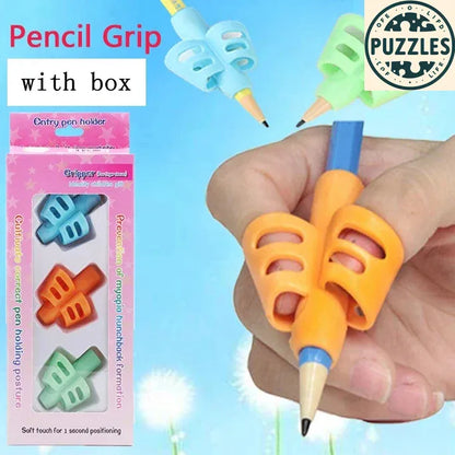 2-Piece Montessori Pencil Hold Corrector Set - Educational Toys for Kids’ Early Learning - Puzolife - Puzzles of Life