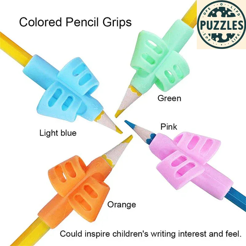 2-Piece Montessori Pencil Hold Corrector Set - Educational Toys for Kids’ Early Learning - Puzolife - Puzzles of Life
