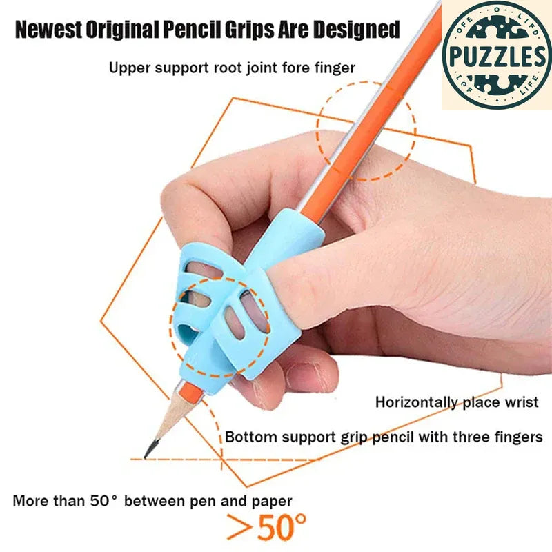 2-Piece Montessori Pencil Hold Corrector Set - Educational Toys for Kids’ Early Learning - Puzolife - Puzzles of Life
