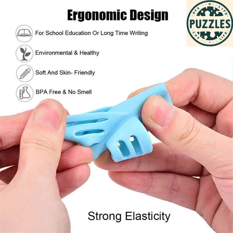 2-Piece Montessori Pencil Hold Corrector Set - Educational Toys for Kids’ Early Learning - Puzolife - Puzzles of Life