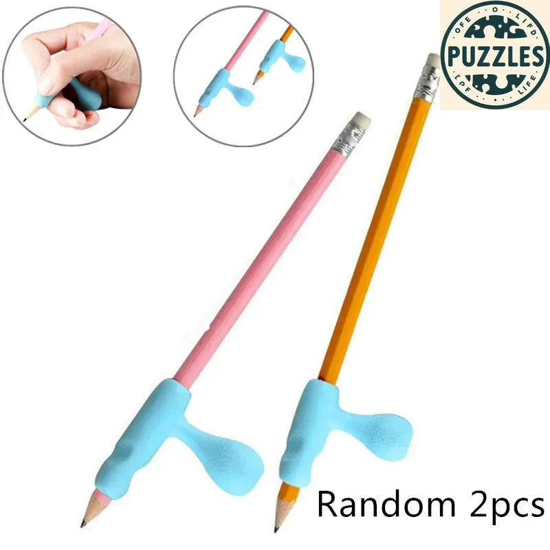 2-Piece Montessori Pencil Hold Corrector Set - Educational Toys for Kids’ Early Learning - Puzolife - Puzzles of Life