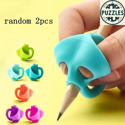 2-Piece Montessori Pencil Hold Corrector Set - Educational Toys for Kids’ Early Learning - Puzolife - Puzzles of Life