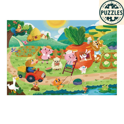 36-Piece Large Paper Jigsaw Puzzle – Easy-to-Carry Kids Puzzle - Puzzles