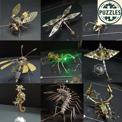 3D Steampunk Insect Puzzle Kit - Puzolife - Puzolife - Puzzles of Life