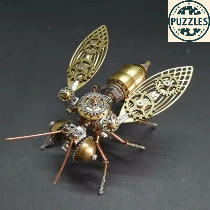 3D Steampunk Insect Puzzle Kit - Puzolife - Puzolife - Puzzles of Life