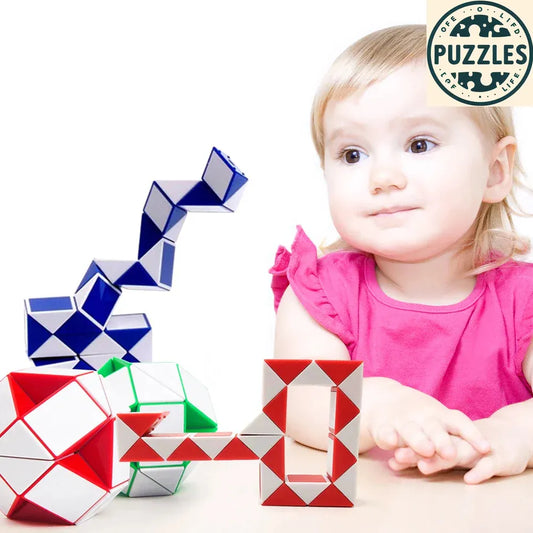 4-in-1 Magic Snake Ruler - Puzolife - Puzolife - Puzzles of Life