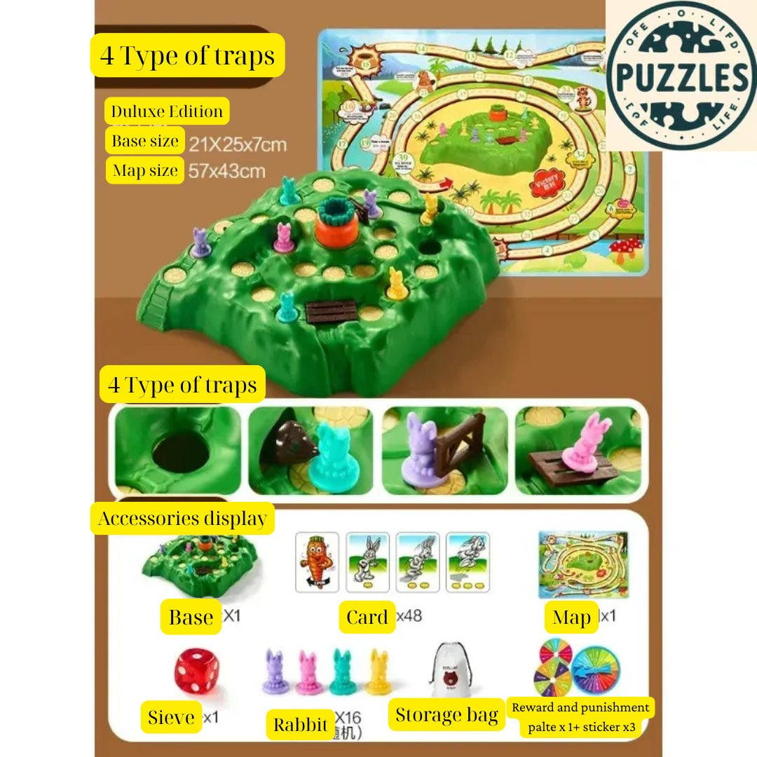 Rabbit Trap Puzzle – Puzolife - Puzzles of Life - Puzolife - Puzzles of Life