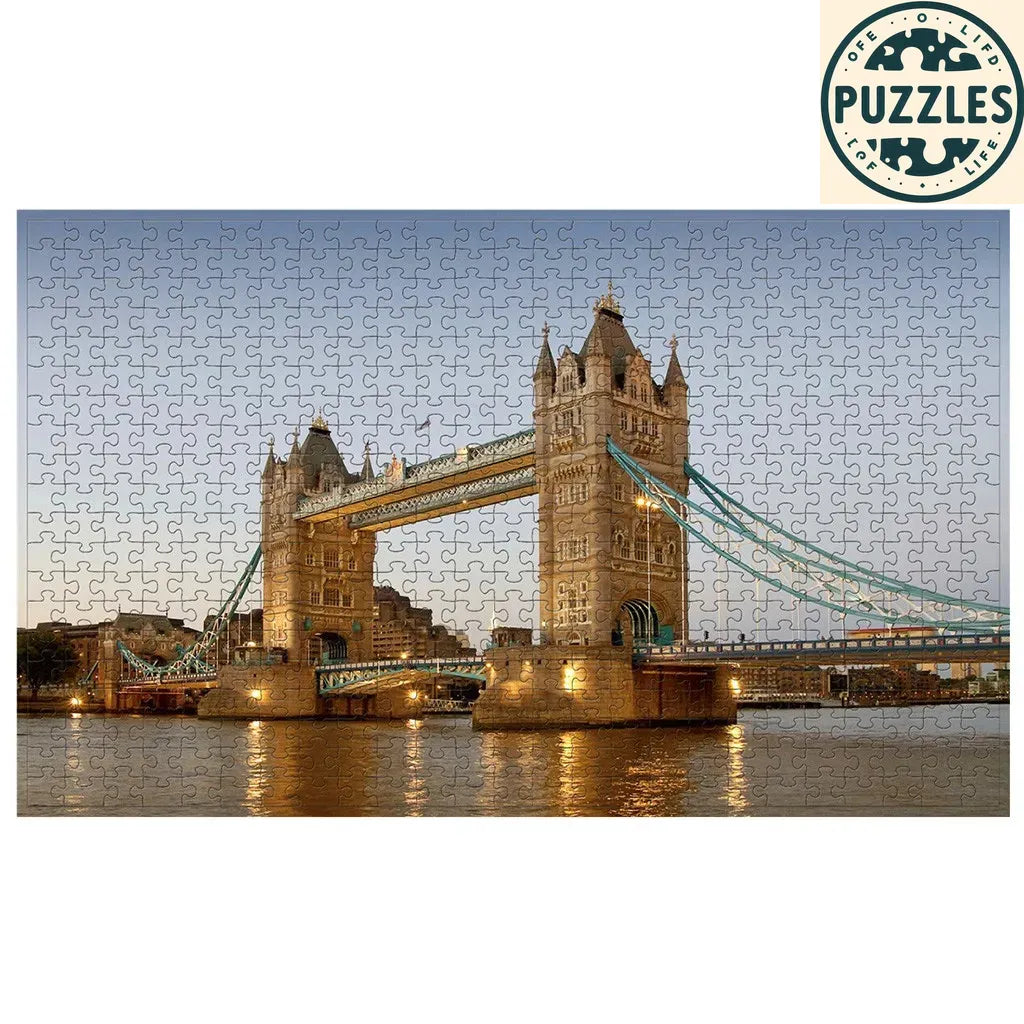 500-Piece Architecture Puzzle – Famous Tourist Attractions - Puzzles