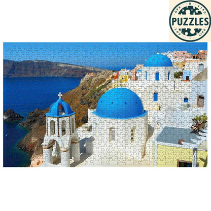 500-Piece Architecture Puzzle – Famous Tourist Attractions - Puzzles