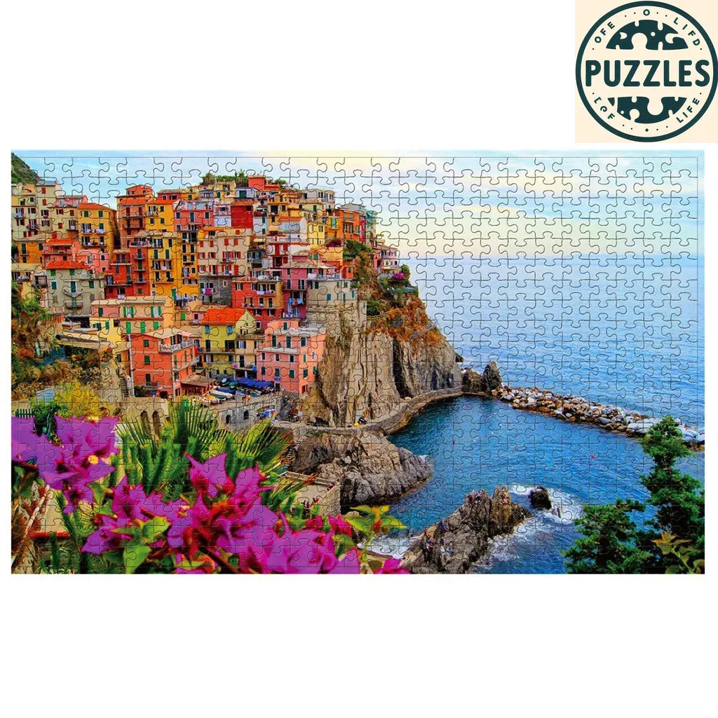 500-Piece Architecture Puzzle – Famous Tourist Attractions - Puzzles