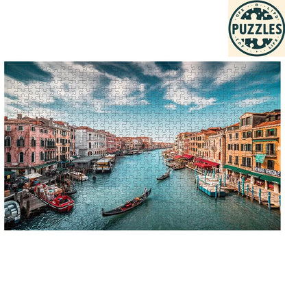 500-Piece Architecture Puzzle – Famous Tourist Attractions - Puzzles