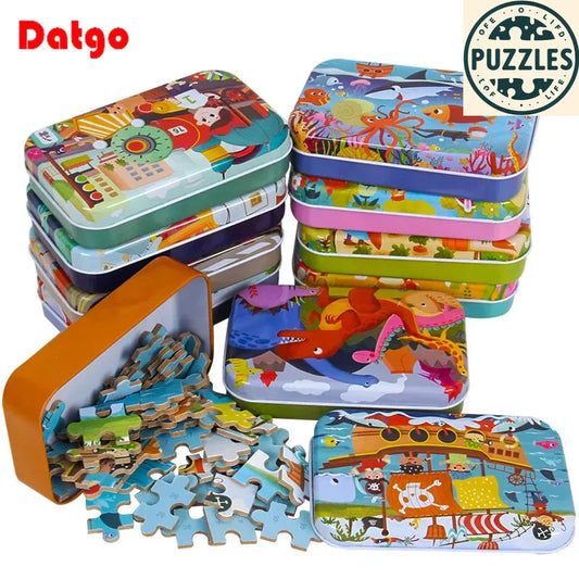 60-Piece Wooden Puzzle – Educational Toy for Children - Puzzles