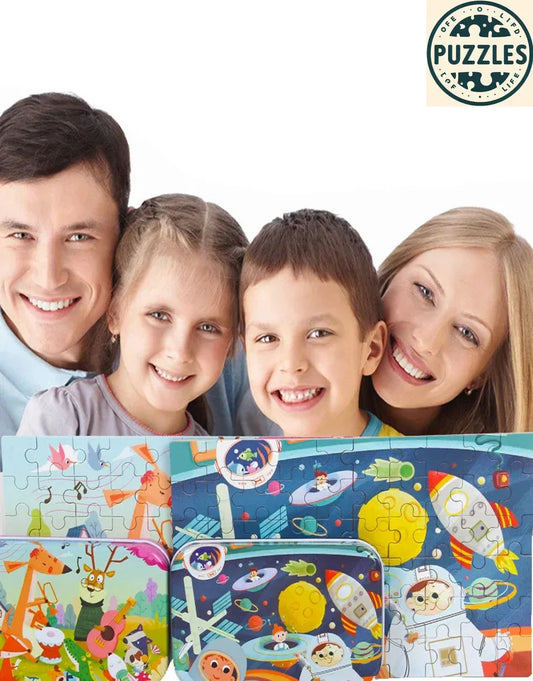 60-Piece Wooden Puzzle – Puzolife - Puzolife - Puzzles of Life