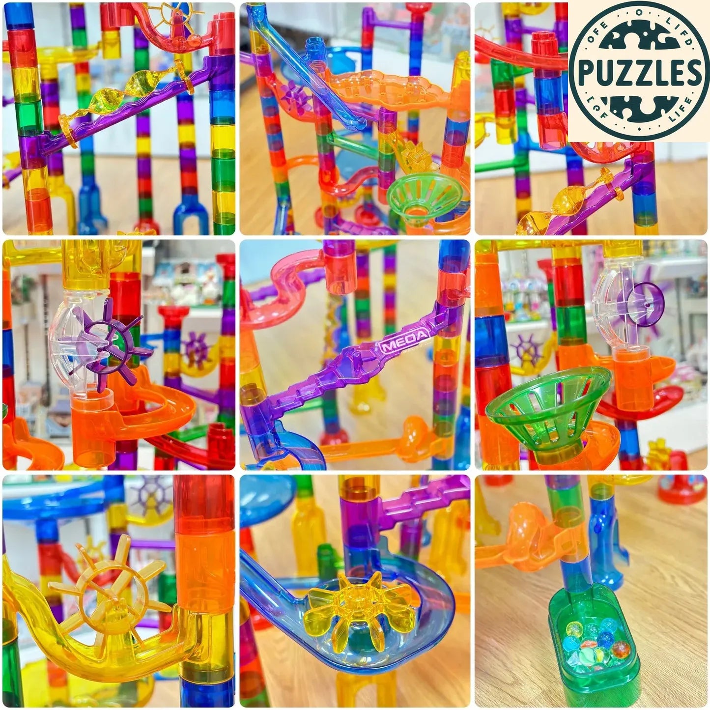 Glow-in-the-Dark Marble Maze STEM Toy - Puzzles