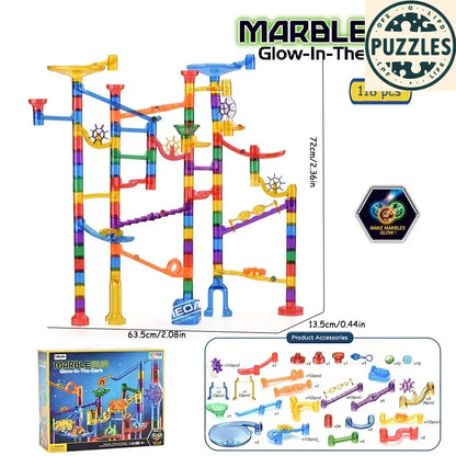 Glow-in-the-Dark Marble Maze STEM Toy - Puzzles