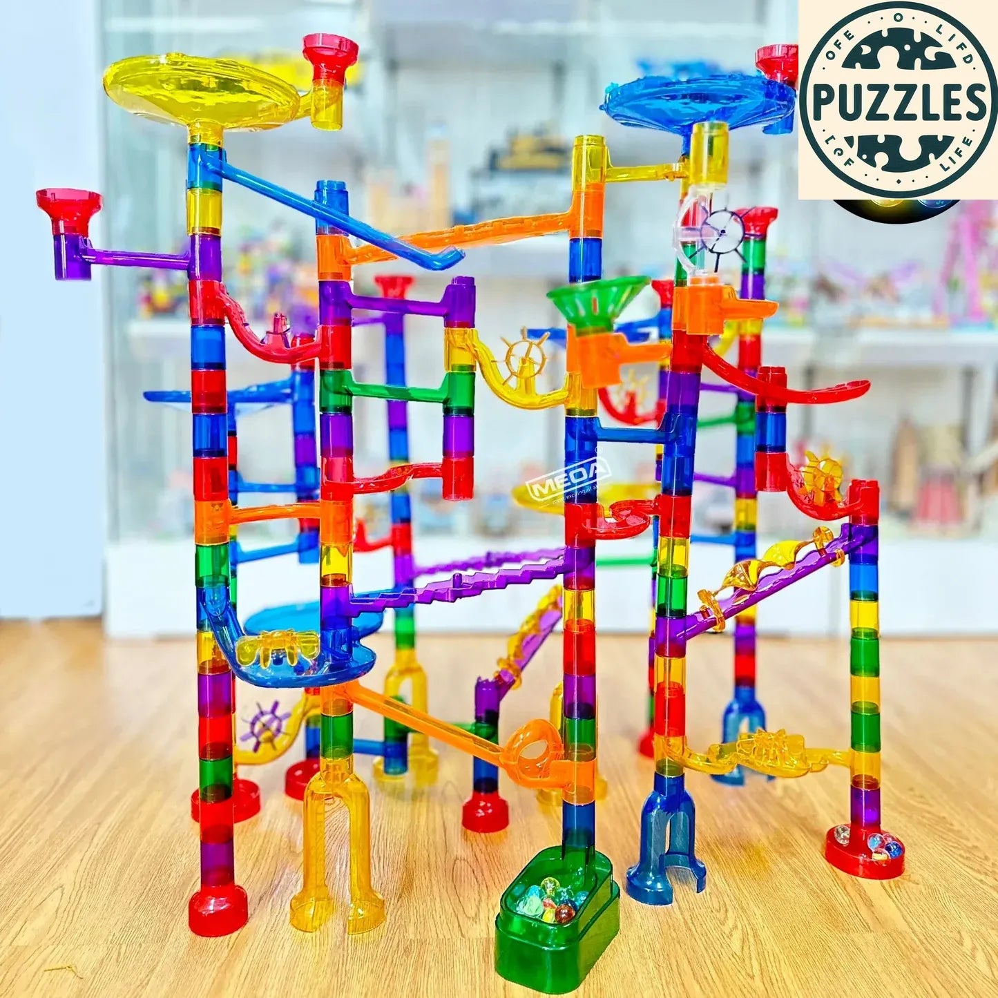 Glow-in-the-Dark Marble Maze STEM Toy - Puzzles