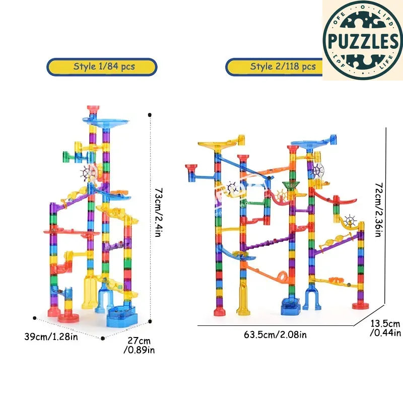 Glow-in-the-Dark Marble Maze STEM Toy - Puzzles