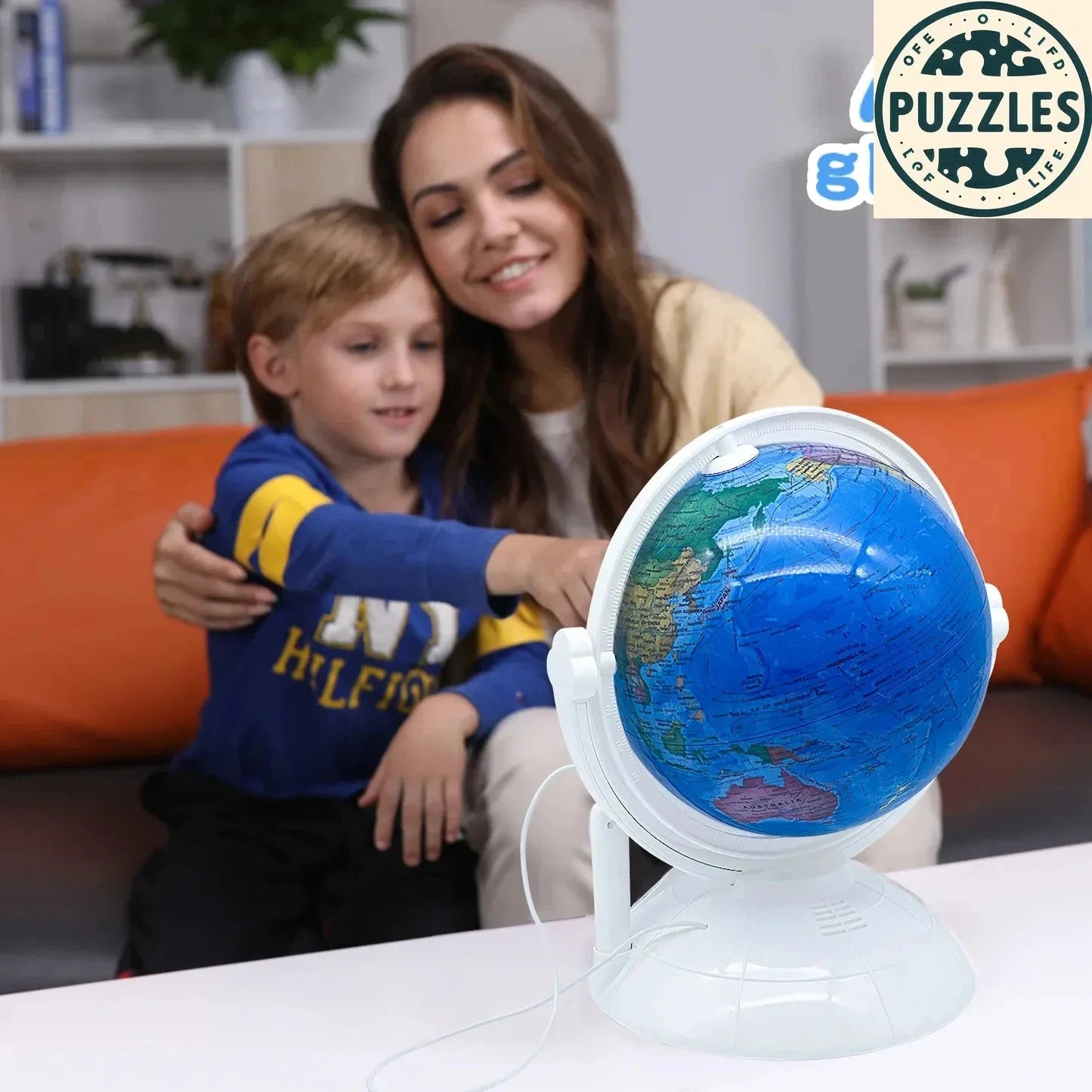 9-inch AR Constellation Globe with Lights & Talking - Puzzles