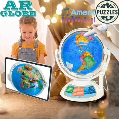 9-inch AR Constellation Globe with Lights & Talking - Puzzles