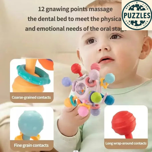 Montessori Teething Toy – Puzolife - Puzzles of Life - Puzolife - Puzzles of Life