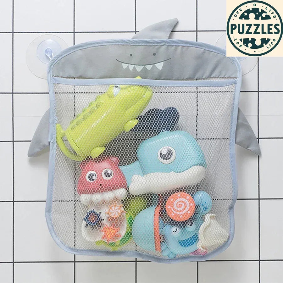 Baby Shower Duck & Dinosaur Net Toy – Suction Cup Organizer - Puzolife - Puzzles of Life
