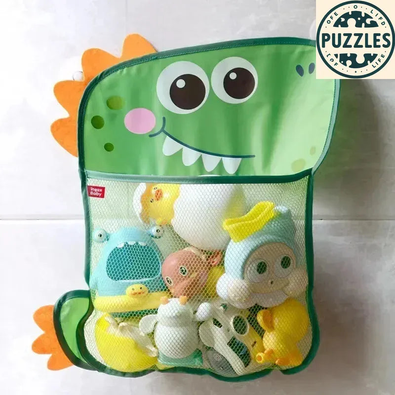 Baby Shower Duck & Dinosaur Net Toy – Suction Cup Organizer - Puzzles