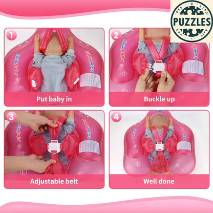 Baby Swimming Float With Canopy - Puzolife - Puzolife - Puzzles of Life