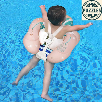 Baby Swimming Float With Canopy - Puzolife - Puzolife - Puzzles of Life