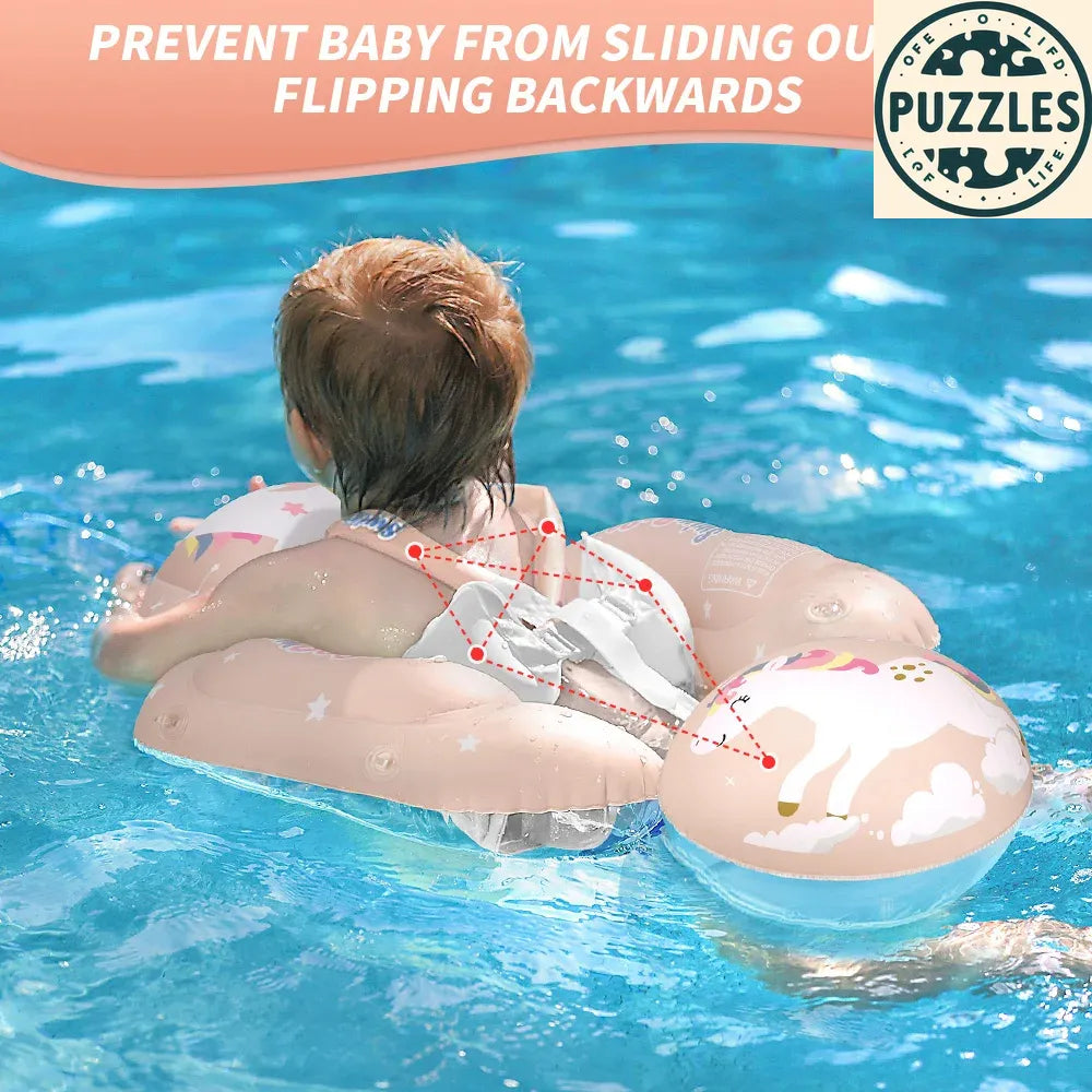 Baby Swimming Float With Canopy - Puzolife - Puzolife - Puzzles of Life