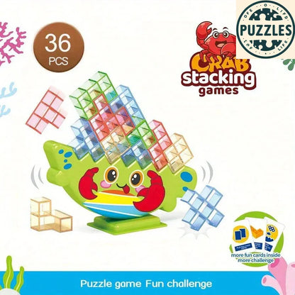 Balance Game – Swinging Crab Stacking Block Set - Puzzles