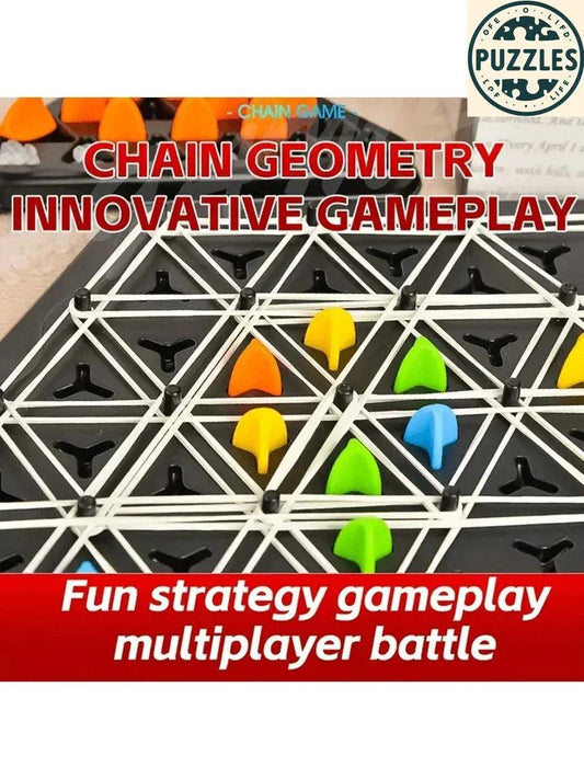 Chain Triangle Chess – Educational Board Game (Ages 8-12) - Puzzles