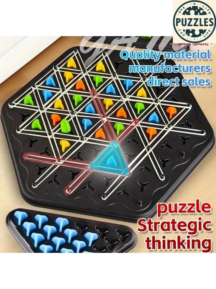 Chain Triangle Chess – Fun & Educational - Puzolife - Puzzles of Life
