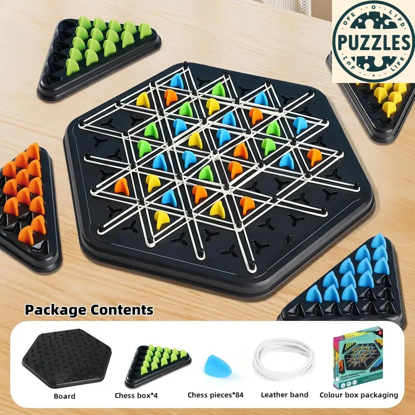 Chain Triangle Chess – Fun & Educational - Puzolife - Puzzles of Life