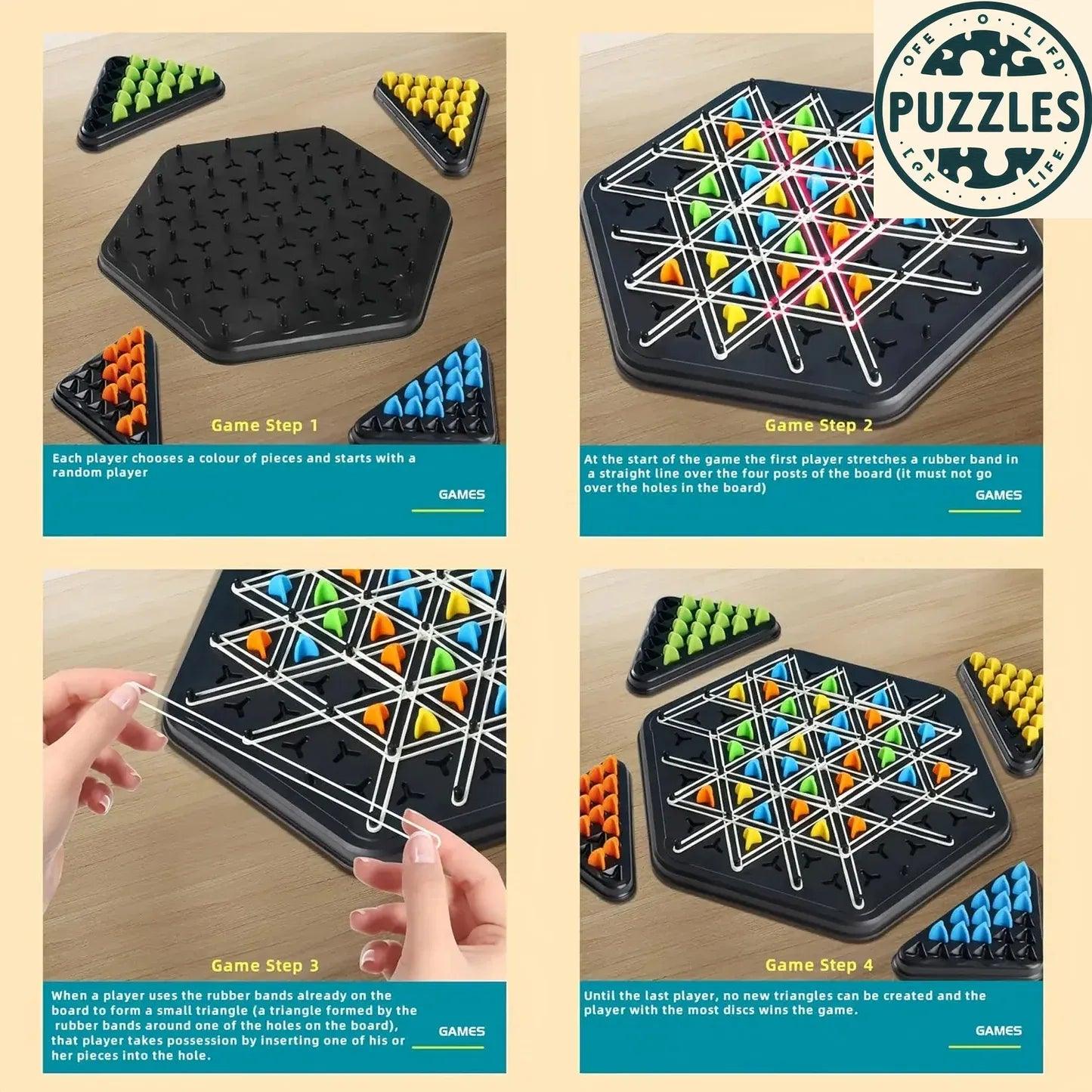Chain Triangle Chess – Fun & Educational - Puzolife - Puzzles of Life