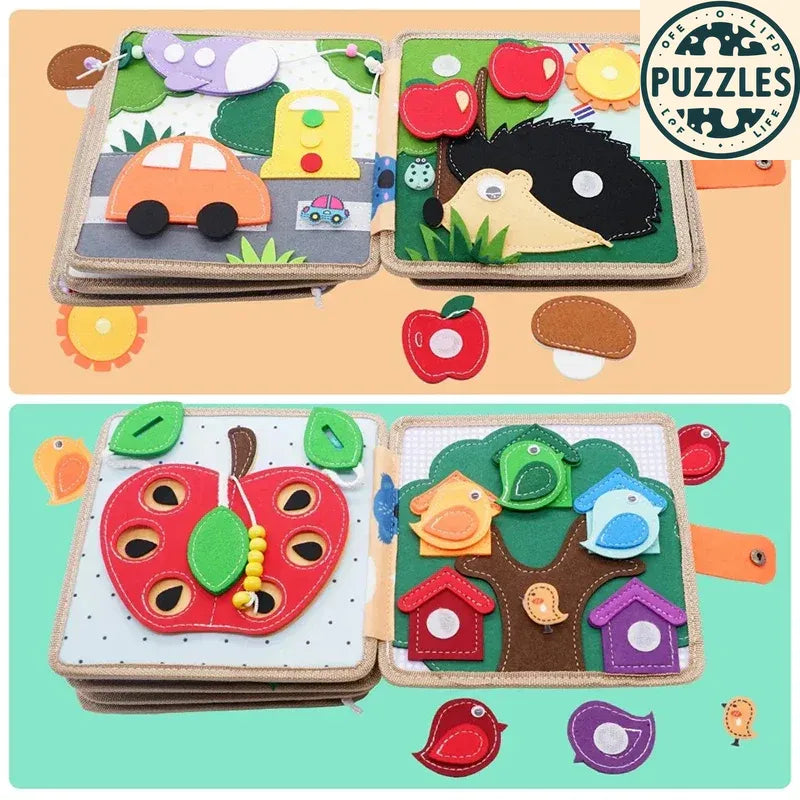 Giraffe Busy Book for Kids - Puzolife - Puzolife - Puzzles of Life