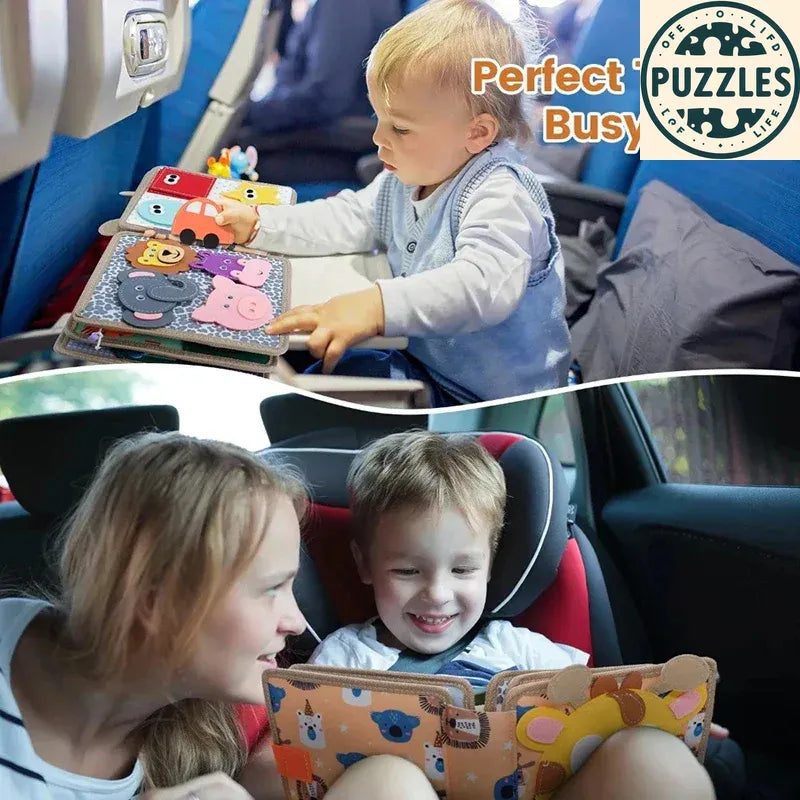 Giraffe Busy Book for Kids - Puzolife - Puzolife - Puzzles of Life