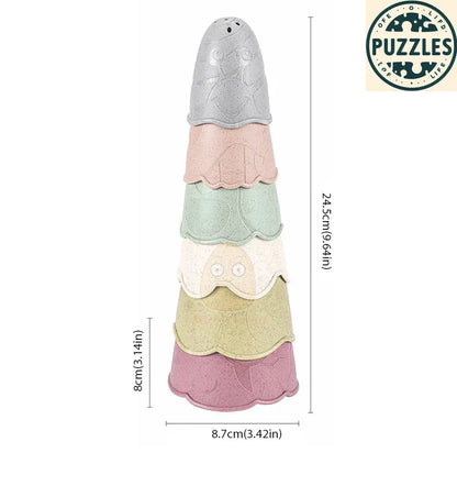 Colorful Stacking Cups - Puzolife - Puzolife - Puzzles of Life