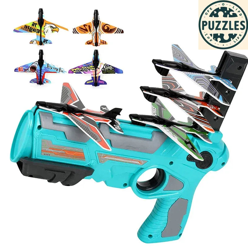 Customizable Sports Toy Aircraft Launcher - Puzolife - Puzzles of Life