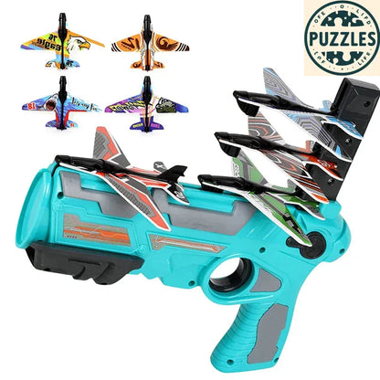 Customizable Sports Toy Aircraft Launcher - Puzolife - Puzzles of Life
